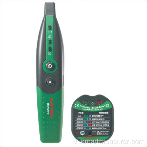 MS5902 Tự động ngắt mạch cầu chì Finder US / EU Plug Socket Tester tìm công cụ ngắt mạch